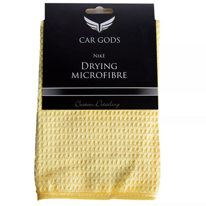 Car Gods Waffle Weave Glass Towel